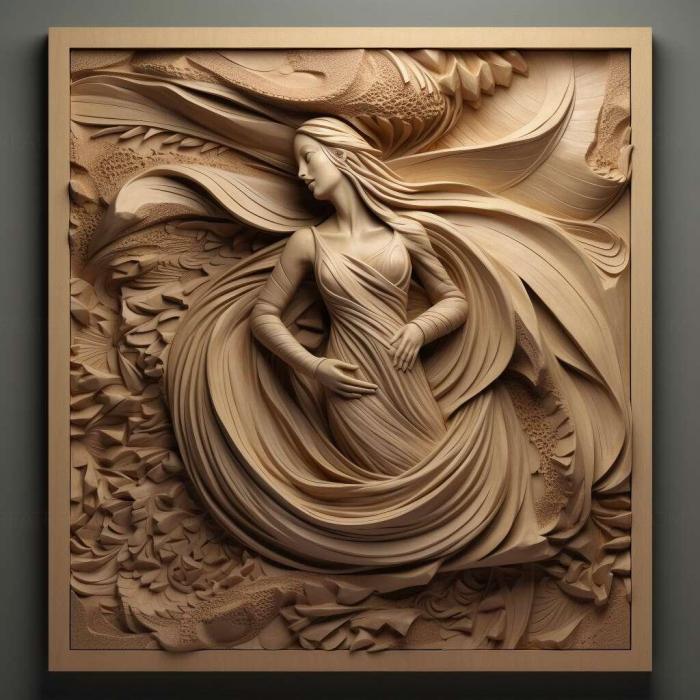 نموذج ثلاثي الأبعاد لآلة CNC 3D Art 